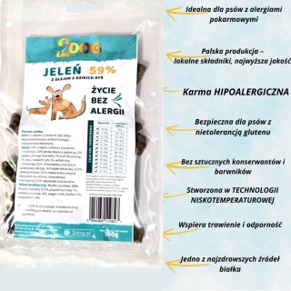 Karma z Jeleniem – Zimnotłoczona (100 g)