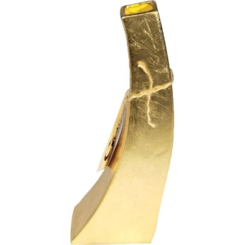 Złoty Wazon o Wygiętej Formie – 32 x 12 cm