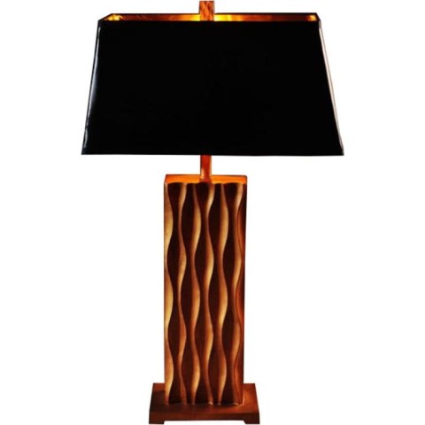 Lampa Dekoracyjna – Imitacja Rzeźbionego Drewna