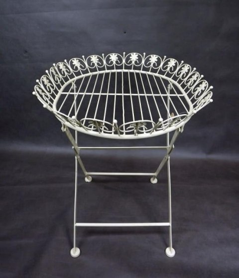 Kwietnik w Stylu Prowansalskim - Kremowy – 60 x 50 cm