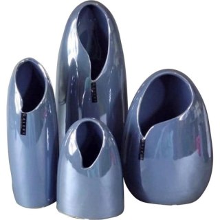 Wazon Ceramiczny - Niebieski – 37 cm