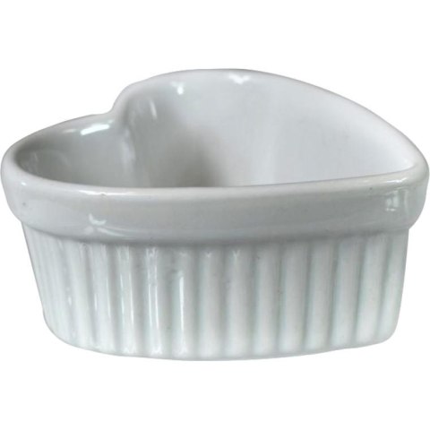 Forma Ceramiczna do Tarty w Kształcie Serca – 12 x 11,5 cm