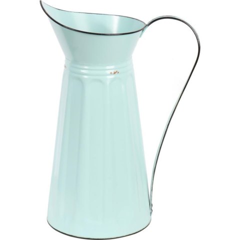 Metalowy Dzban Dekoracyjny do Kwiatów – Miętowy – 38 cm