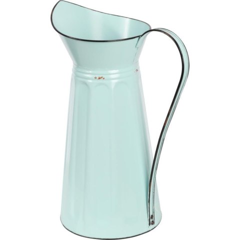 Metalowy Dzban Dekoracyjny do Kwiatów – Miętowy – 38 cm