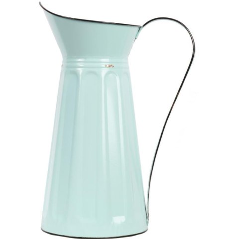 Metalowy Dzban Dekoracyjny do Kwiatów – Miętowy – 38 cm