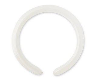 Balony D4 pastelowe białe (modelina) 100szt. D4/01