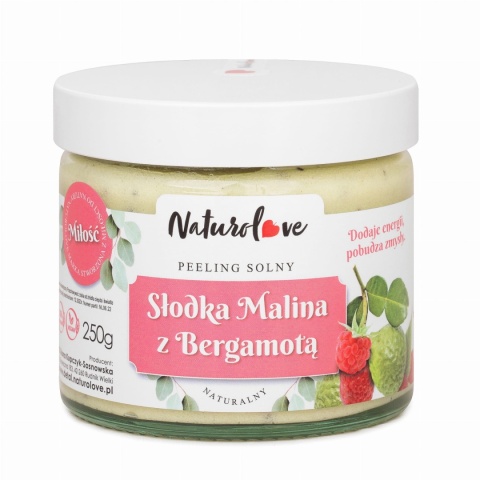 Modelujący Peeling Solny do Ciała – Szlachetna Malina z Bergamotką – 1 kg
