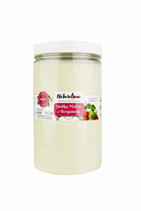 Witalizujące Masło do Ciała – Szlachetna Malina z Bergamotką – 1 kg