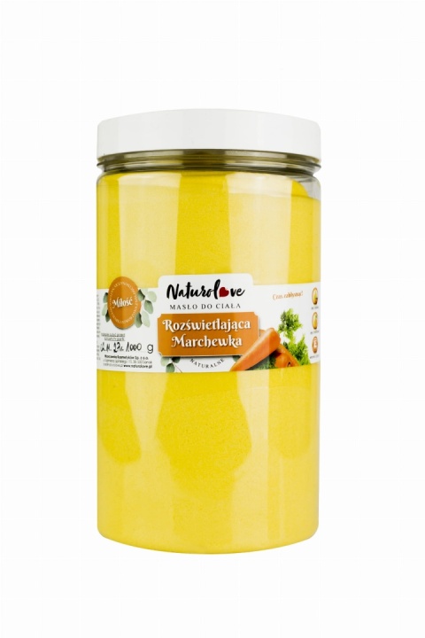 Rozświetlające Masło do Ciała – Esencja Złotej Marchwi – 1 kg