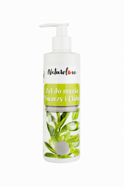 Rewitalizujący Żel do Mycia Twarzy i Ciała – Esencja Zielonej Herbaty – 280 ml
