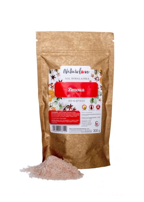 Rozgrzewająca Sól Himalajska – Korzenna Pomarańcza z Wanilią – 300 g