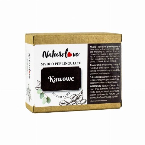 Ujędrniające Mydło Peelingujące – Świeżo Palona Kawa – 90 g