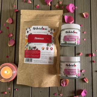 Zestaw Prezentowy "Rozkoszny" – Rytuał Różanego SPA – Sól, Peeling, Masło