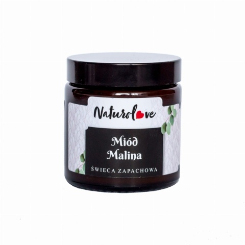 Świeca Sojowa – Letni Ogród: Miód & Malina – 120 ml