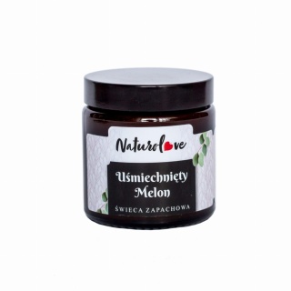 Świeca Sojowa – Uśmiechnięty Melon – Egzotyczna Radość – 120 ml