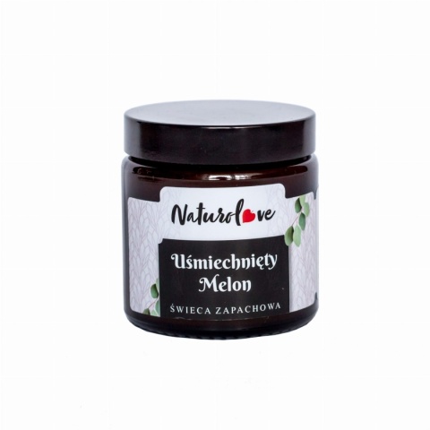 Świeca Sojowa – Uśmiechnięty Melon – Egzotyczna Radość – 120 ml