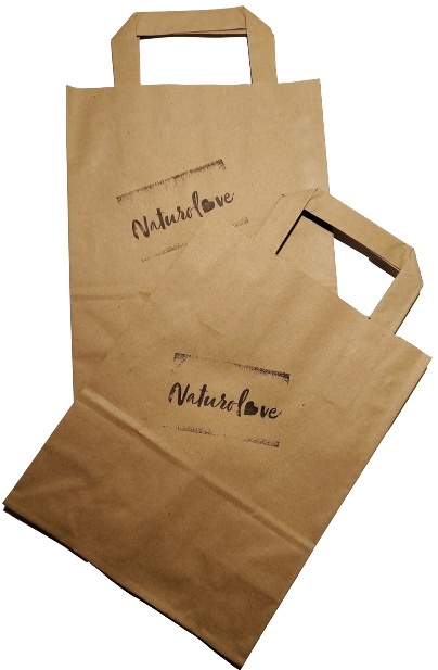 Ekologiczna Torebka Prezentowa z Logo Naturolove – 18x9x23 cm