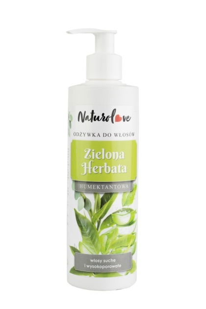 Naturalna Odżywka Humektantowa – Zielona Herbata – Ratunek dla Włosów Suchych i Wysokoporowatych – 280 ml