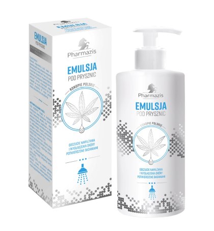 Kojąco-Regenerująca Emulsja pod Prysznic i do Kąpieli – Ekstrakt z Konopi – 400 ml