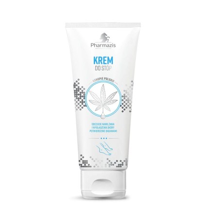 Silnie Odbudowujący Krem do Stóp i Pięt – Mocznik 10% i Esencja z Konopi – 100 ml