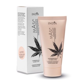 Rozgrzewająca Maść Konopna INDIA na Mięśnie i Stawy – Papryka i Imbir – 50 ml