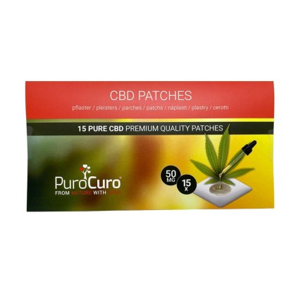 nnowacyjne Plastry CBD PuroCuro na Całodobowy Balans – Ekstrakt 50 mg (24h Uwalniania) – 15 szt.