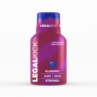 Relaksujący Shot Konopny STRONG+ do Codziennego Balansu – Olej Konopny, L-Teanina i Borówka – 100 ml