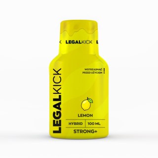 Orzeźwiający Shot Konopny STRONG+ do Codziennej Równowagi – Olej Konopny, L-Teanina i Cytryna – 100 ml