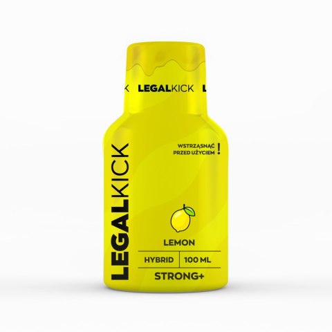 Orzeźwiający Shot Konopny STRONG+ do Codziennej Równowagi – Olej Konopny, L-Teanina i Cytryna – 100 ml