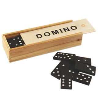 Domino w Drewnianym Pudełku – 28 Elementów