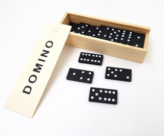 Domino w Drewnianym Pudełku – 28 Elementów