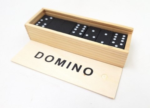 Domino w Drewnianym Pudełku – 28 Elementów