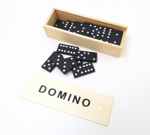 Domino w Drewnianym Pudełku – 28 Elementów