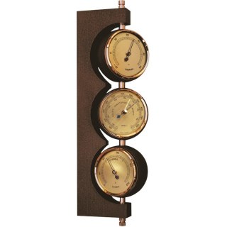 Stacja Pogody Mosiądz i Mahoń – Absolutna Kontrola – 29 x 7,3 cm