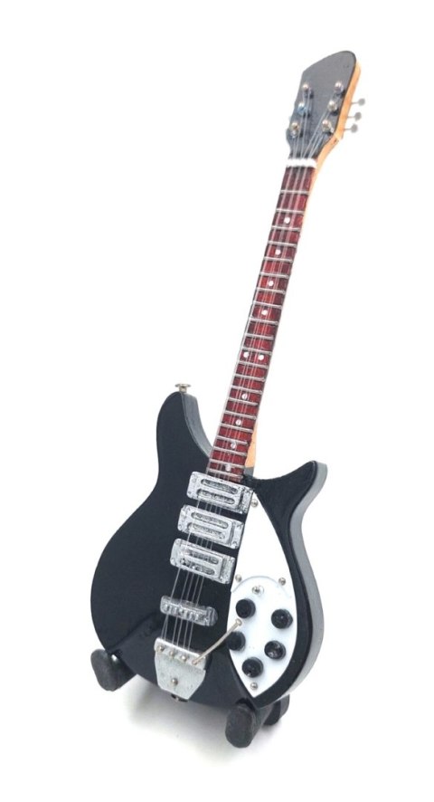 Miniaturowa Gitara z drewna - Motyw Legendarny Wizjoner – Skala 1:6