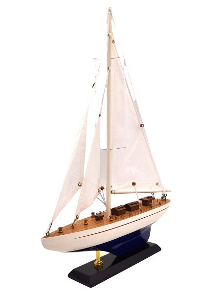 Model Jachtu Żaglowego – Styl Marynistyczny – 42 cm