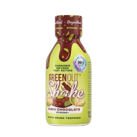 Energetyzujący Shot Konopny Strong+ (Dubai Chocolate) – Super Skunk – 200 ml
