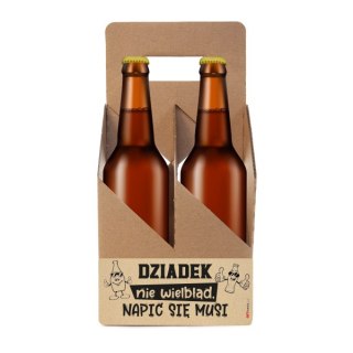 Transporter na piwo z dedykacją "Dziadek nie wielbłąd napić się musi"