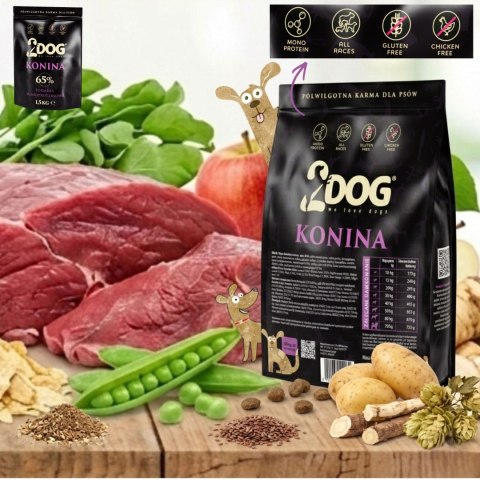 Karma z Koniny (Formuła Soft) – 1,5 kg