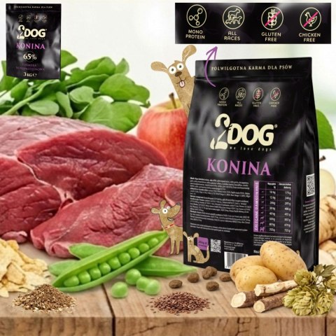 Karma z Koniny (Formuła Soft) – 3 kg