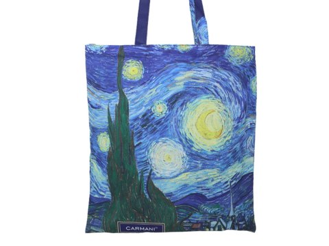 Torebka Zakupowa - Gwiaździsta Noc (V. van Gogh) - 39 x 42 cm