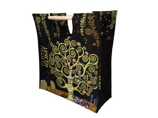 Torba z Drewnianym Uchwytem – Drzewo Życia (G. Klimt) – 42 x 47 cm