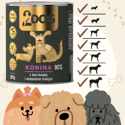 Danie z Koniny z Siemieniem Lnianym – 800 g