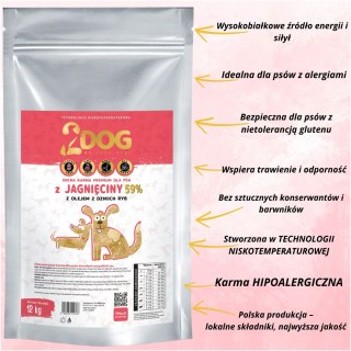 Karma z Jagnięciną – Zimnotłoczona (12 kg)