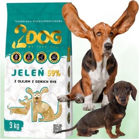 Karma z Jeleniem – Zimnotłoczona (3 kg)