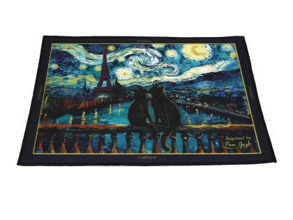 Akcent Podłogowy -Gwiaździsta Noc i Koty (V. van Gogh)- 40 x 60 cm