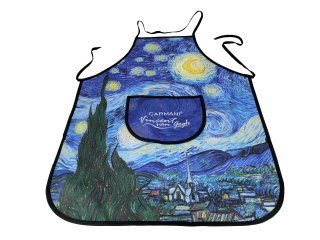 Fartuch Kuchenny - Gwiaździsta Noc (V. van Gogh) - 77 x 59 cm