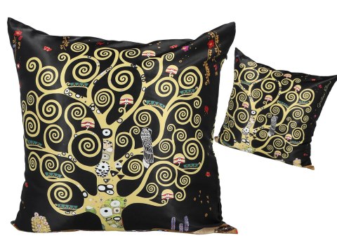 Poduszka Dekoracyjna – Drzewo Życia (G. Klimt) – 50 x 50 cm
