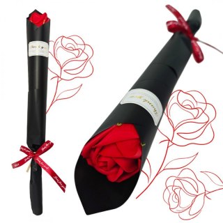 Róża Mydlana – z Napisem Thank You - 38 cm