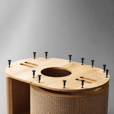 Drapak dla Kota z Funkcją Domku i Legowiska - 57 x 25 cm